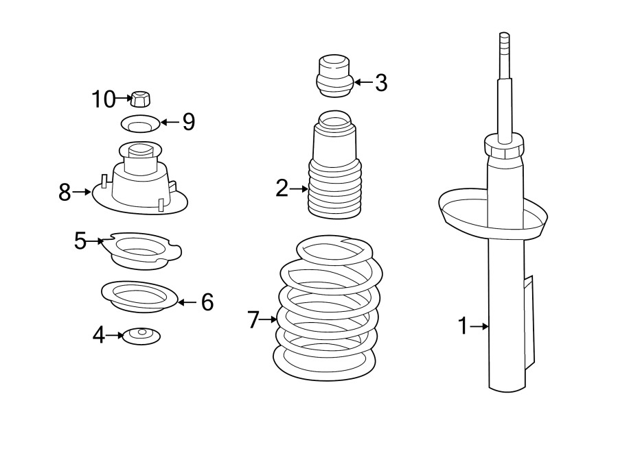 Diagram REAR SUSPENSION. STRUTS & COMPONENTS. for your Porsche