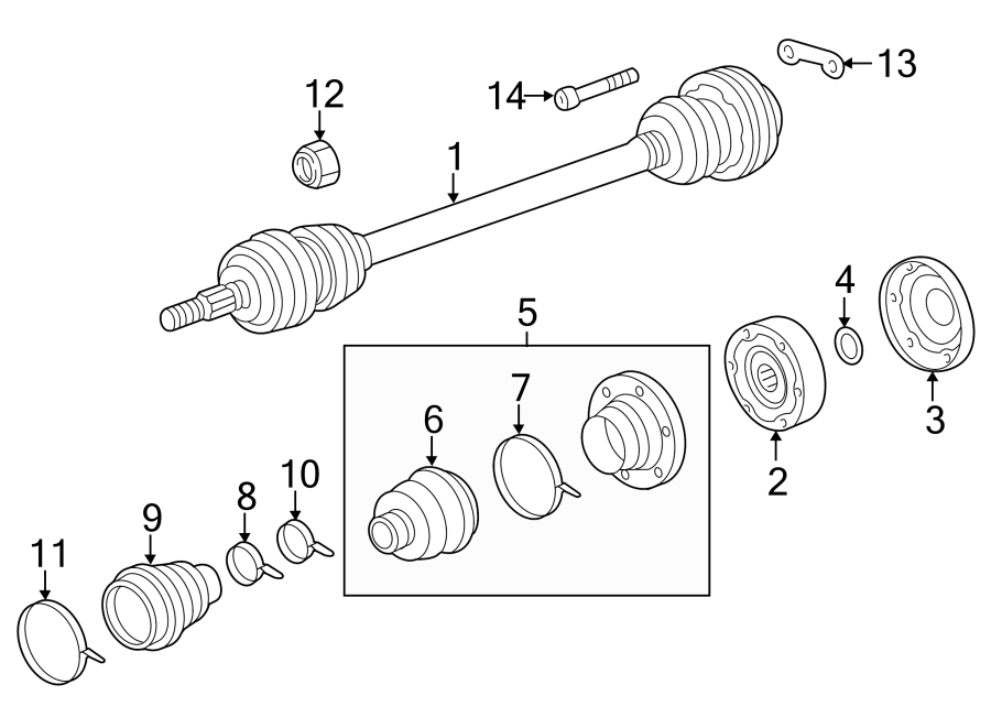 Diagram REAR SUSPENSION. DRIVE AXLES. for your 2018 Porsche Cayenne  Base Sport Utility 