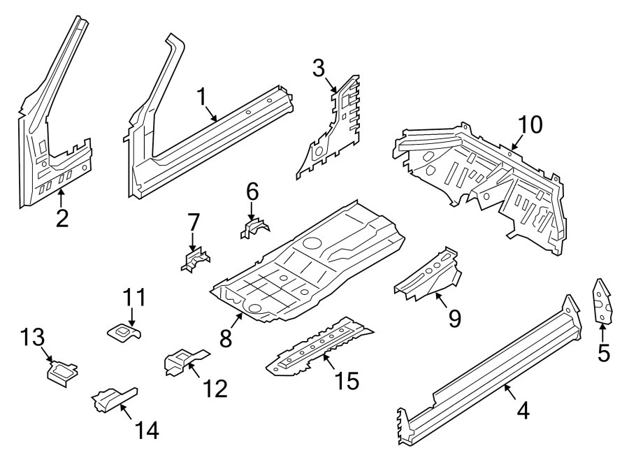 14PILLARS. ROCKER & FLOOR. FLOOR & RAILS. HINGE PILLAR.https://images.simplepart.com/images/parts/motor/fullsize/6946420.png