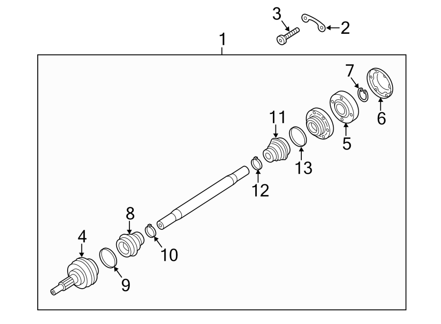 Diagram REAR SUSPENSION. DRIVE AXLES. for your 2018 Porsche Cayenne  Base Sport Utility 