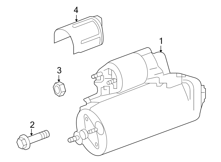 Diagram STARTER. for your 2014 Porsche Cayenne  Diesel Platinum Edition Sport Utility 