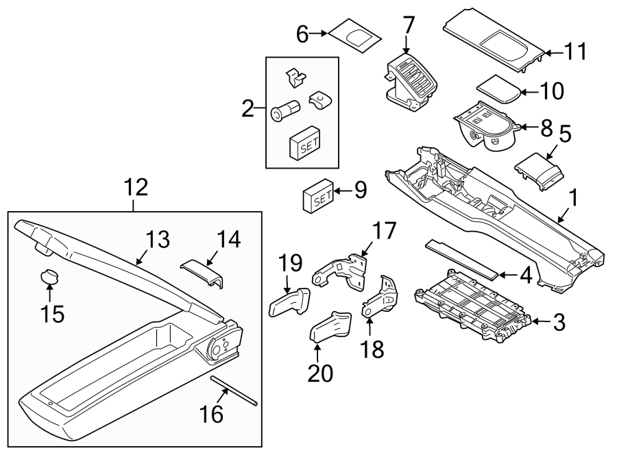 REAR CONSOLE.