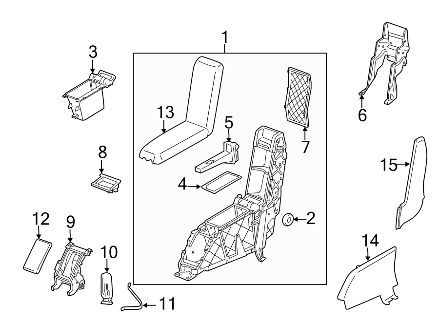 REAR CONSOLE.