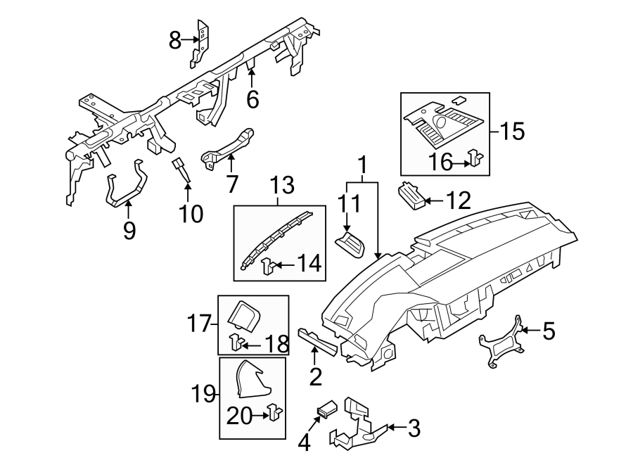 1INSTRUMENT PANEL COMPONENTS.https://images.simplepart.com/images/parts/motor/fullsize/6951650.png