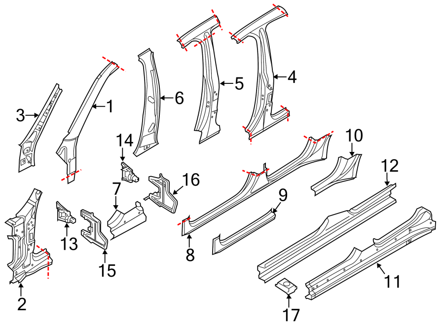 5PILLARS. ROCKER & FLOOR. CENTER PILLAR & ROCKER. HINGE PILLAR.https://images.simplepart.com/images/parts/motor/fullsize/6951840.png