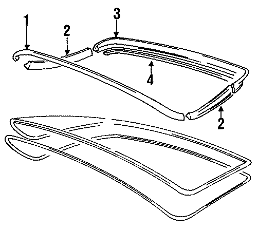 Diagram LIFT GATE. for your Porsche