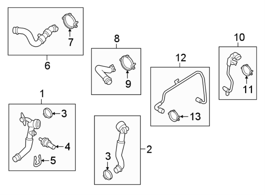 Diagram HOSES & LINES. for your 2011 Porsche Cayenne  S Sport Utility 