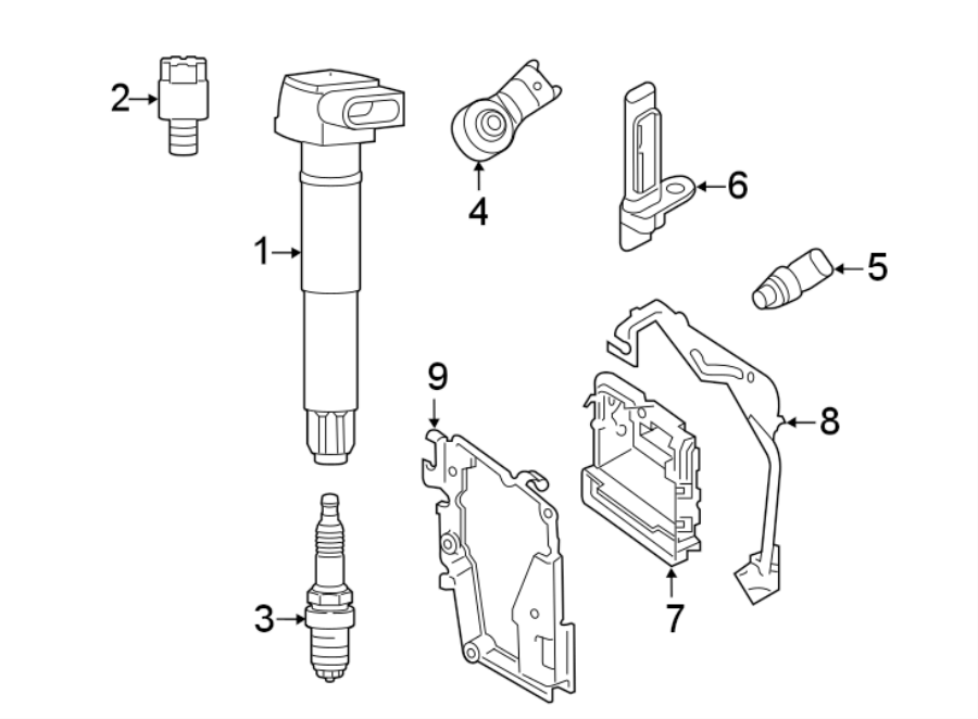 Diagram IGNITION SYSTEM. for your 2017 Porsche 718 Cayman   