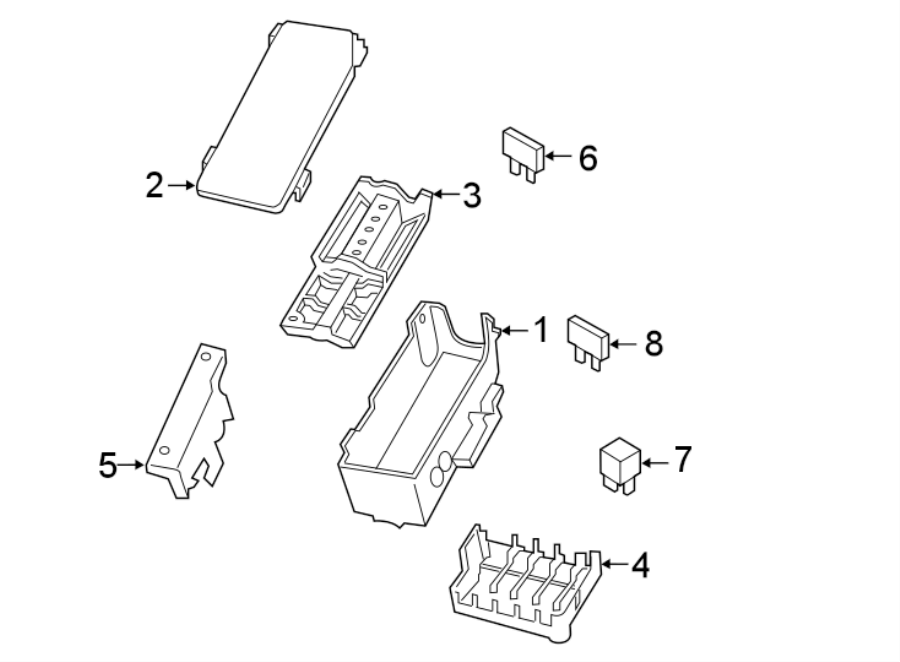 Diagram FUSE & RELAY. for your 2008 Porsche Cayenne  Turbo Sport Utility 