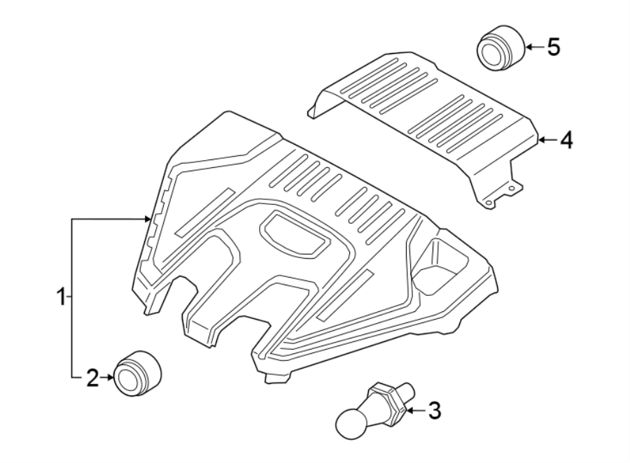 Diagram ENGINE APPEARANCE COVER. for your 2015 Porsche Cayenne   