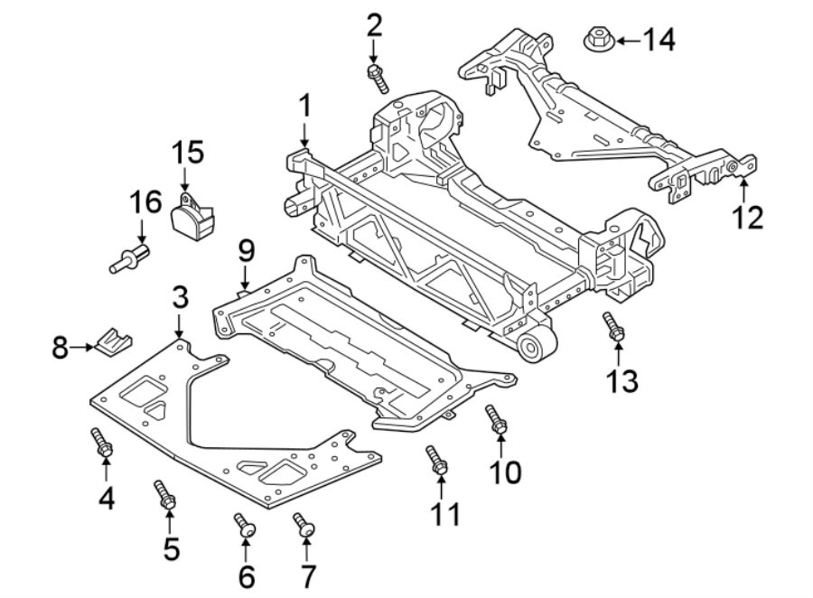 Diagram FRONT SUSPENSION. SUSPENSION MOUNTING. for your Porsche