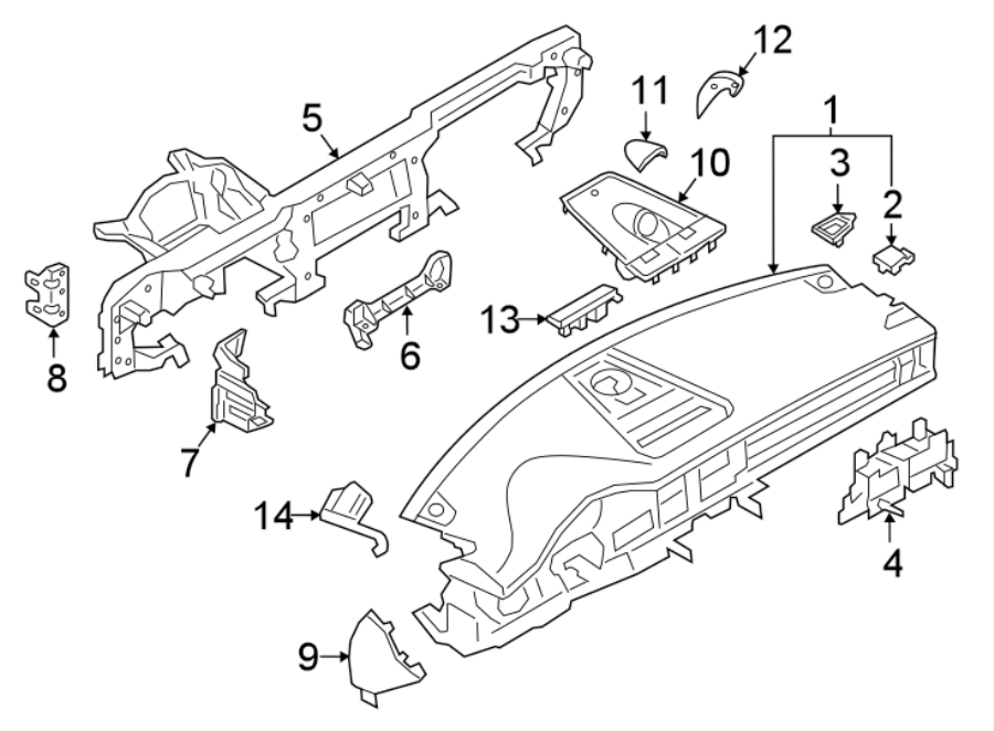 14Instrument panel components.https://images.simplepart.com/images/parts/motor/fullsize/6952465.png