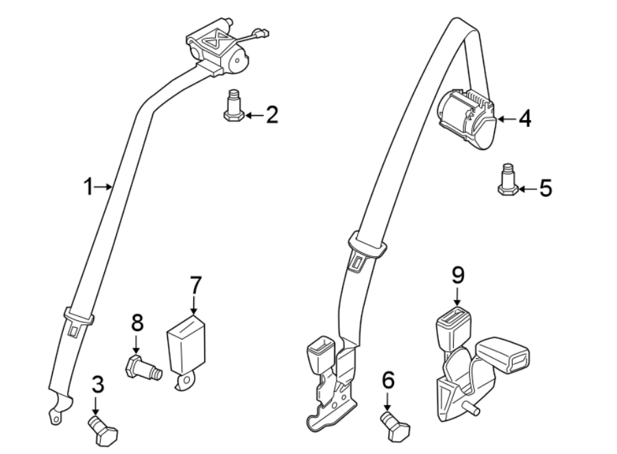 7RESTRAINT SYSTEMS. REAR SEAT BELTS.https://images.simplepart.com/images/parts/motor/fullsize/6952520.png