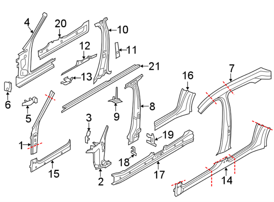 2PILLARS. ROCKER & FLOOR. CENTER PILLAR & ROCKER. HINGE PILLAR.https://images.simplepart.com/images/parts/motor/fullsize/6952582.png