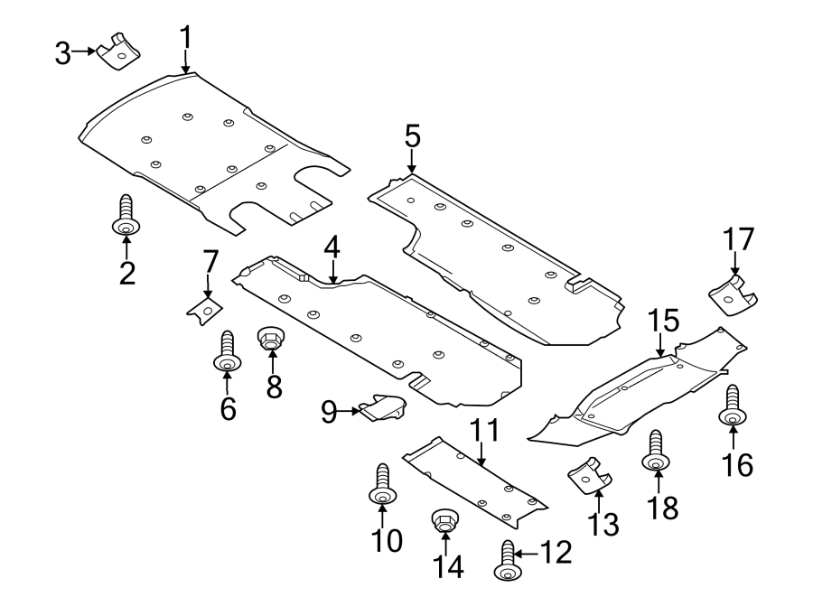 1RADIATOR SUPPORT. UNDER COVER & SPLASH SHIELDS.https://images.simplepart.com/images/parts/motor/fullsize/6955035.png