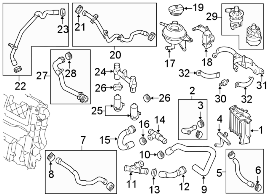 Diagram HOSES & LINES. for your 2011 Porsche Panamera   