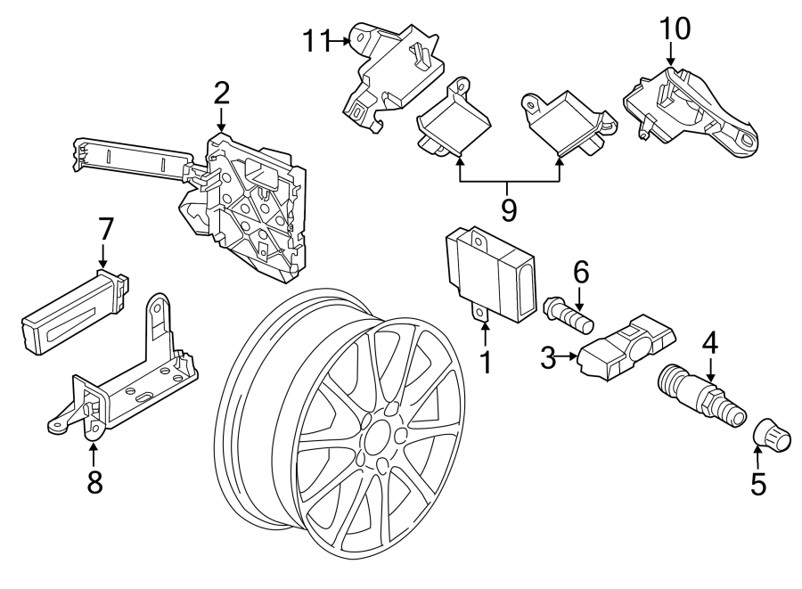 3TIRE PRESSURE MONITOR COMPONENTS.https://images.simplepart.com/images/parts/motor/fullsize/6955160.png