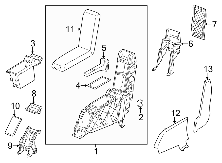 REAR CONSOLE.