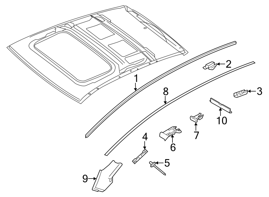 8ROOF. EXTERIOR TRIM.https://images.simplepart.com/images/parts/motor/fullsize/6955455.png