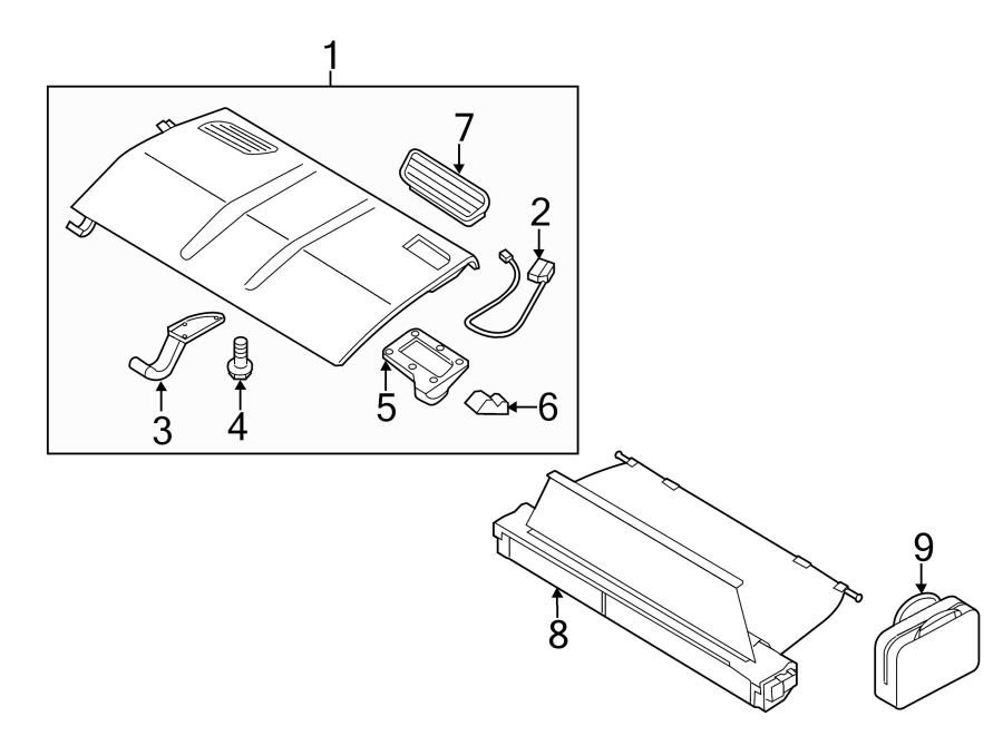 1Rear body & floor. Package shelf trim.https://images.simplepart.com/images/parts/motor/fullsize/6955665.png