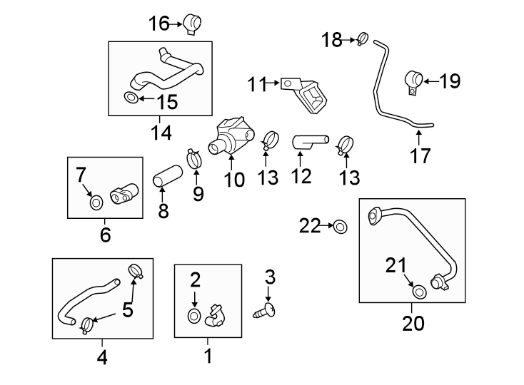 Diagram HOSES & LINES. for your 2009 Porsche Cayenne  Turbo S Sport Utility 