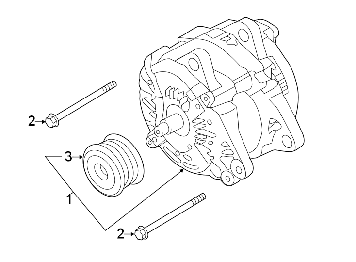 Diagram ALTERNATOR. for your 2004 Porsche Cayenne   