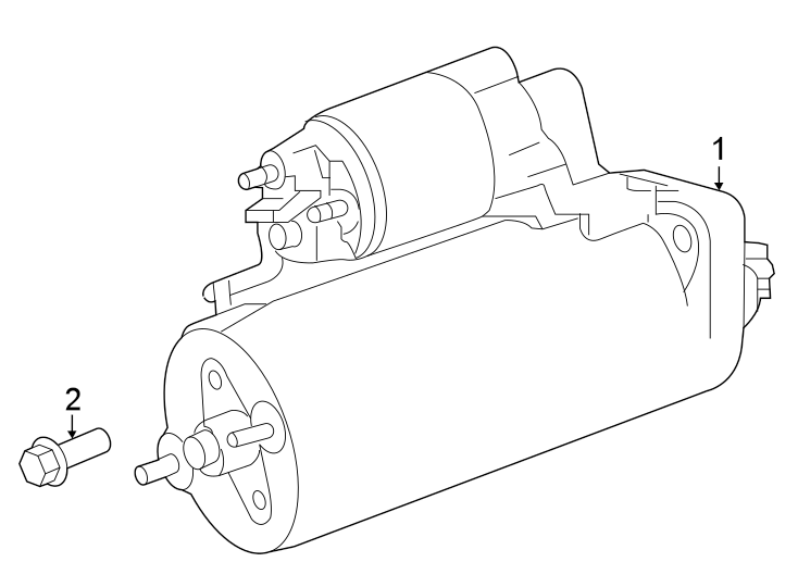 Diagram STARTER. for your 2014 Porsche Cayenne  Diesel Platinum Edition Sport Utility 