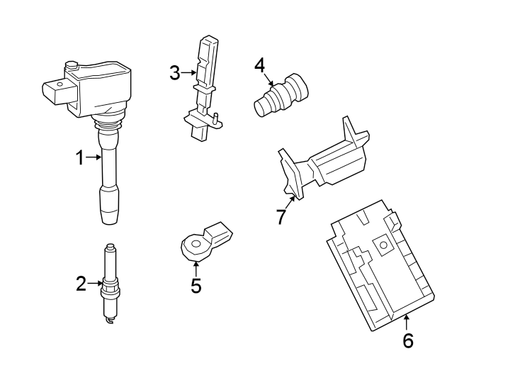 Diagram IGNITION SYSTEM. for your 2015 Porsche 911   