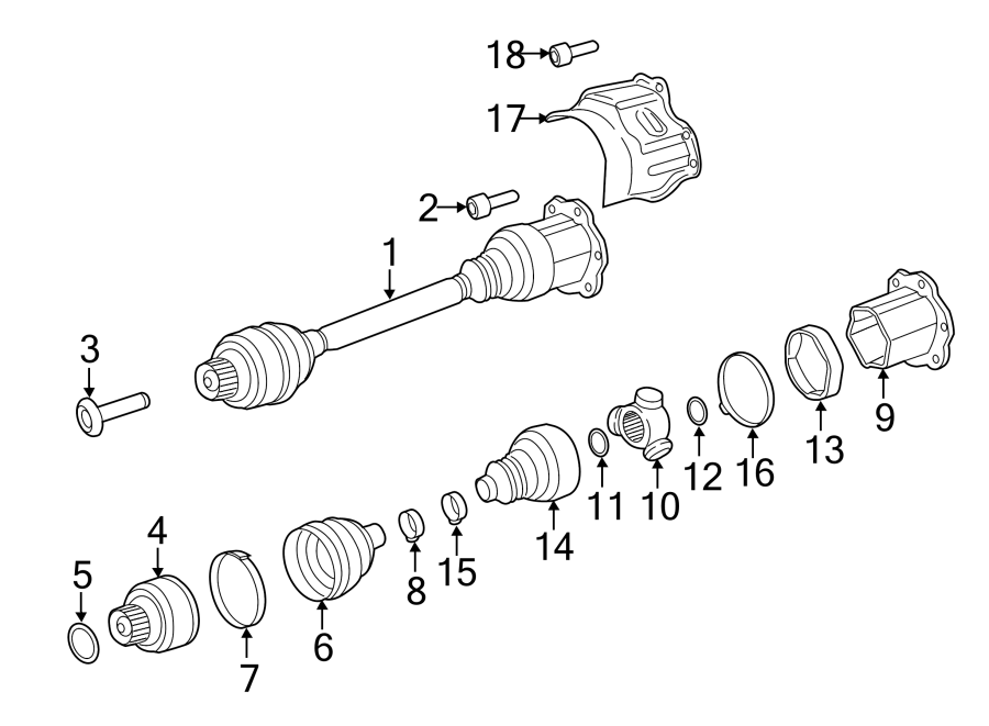 Diagram FRONT SUSPENSION. DRIVE AXLES. for your 2017 Porsche Cayenne 3.6L V6 A/T S Sport Utility 