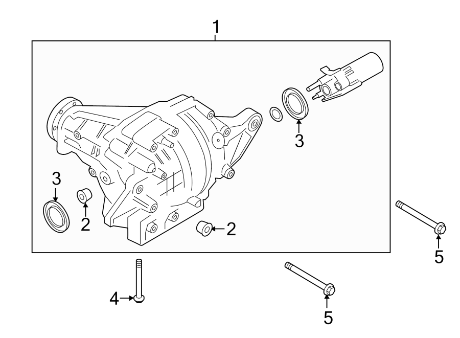 Diagram REAR SUSPENSION. AXLE & DIFFERENTIAL. for your 2015 Porsche Macan   