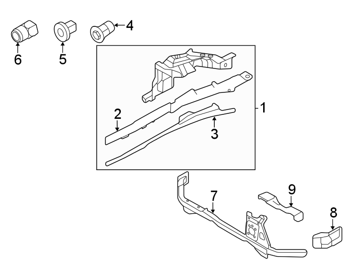 6Fender. Structural components & rails.https://images.simplepart.com/images/parts/motor/fullsize/6965185.png