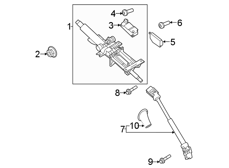 5Steering column assembly.https://images.simplepart.com/images/parts/motor/fullsize/6965373.png