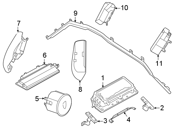 1Restraint systems. Air bag components.https://images.simplepart.com/images/parts/motor/fullsize/6965670.png