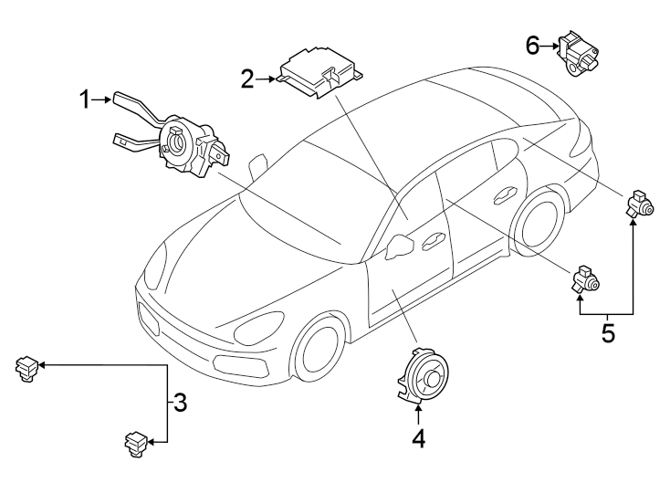 4Restraint systems. Air bag components.https://images.simplepart.com/images/parts/motor/fullsize/6965675.png