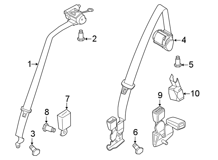 1Restraint systems. Rear seat belts.https://images.simplepart.com/images/parts/motor/fullsize/6965685.png