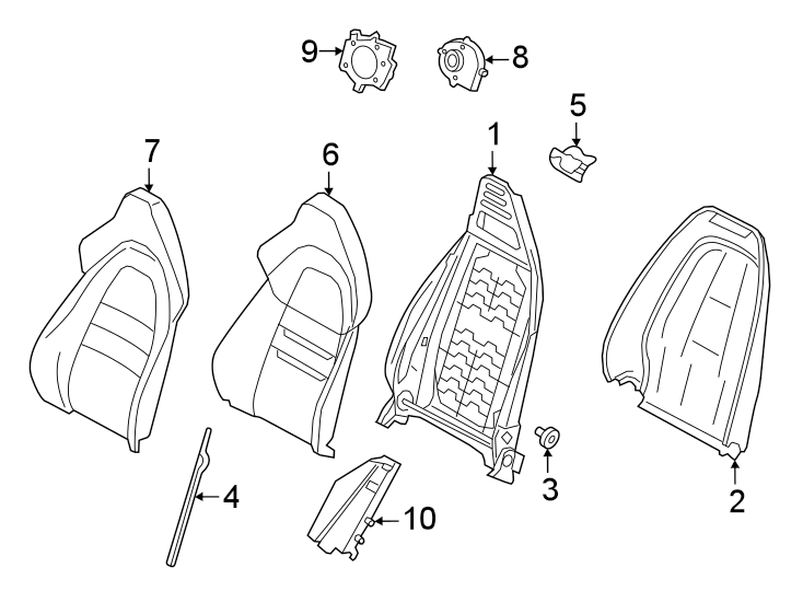 4Seats & tracks. Front seat components.https://images.simplepart.com/images/parts/motor/fullsize/6965705.png