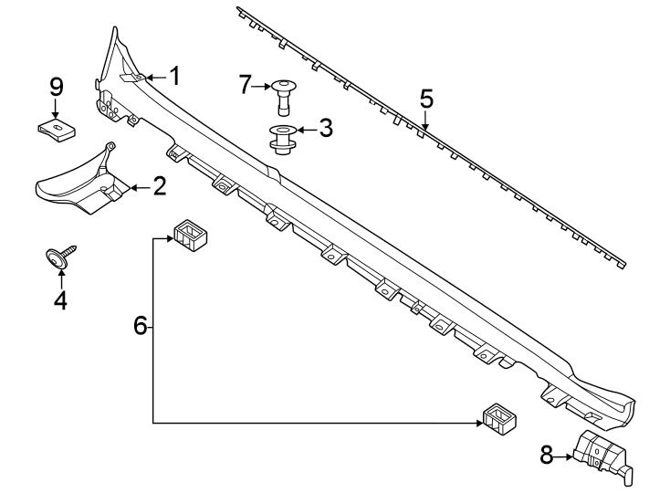 5Pillars. Rocker & floor. Exterior trim.https://images.simplepart.com/images/parts/motor/fullsize/6965775.png