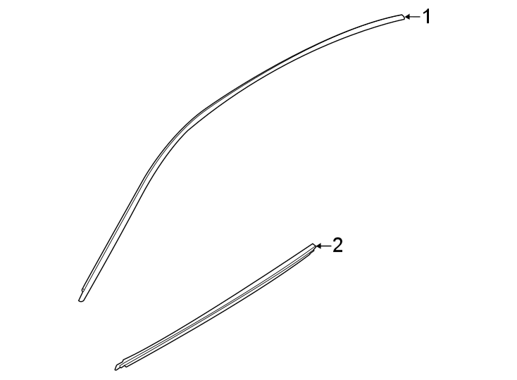 Diagram Front door. Exterior trim. for your 2008 Porsche Cayenne   