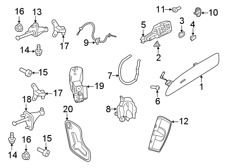 10Front door. Lock & hardware.https://images.simplepart.com/images/parts/motor/fullsize/6965805.png