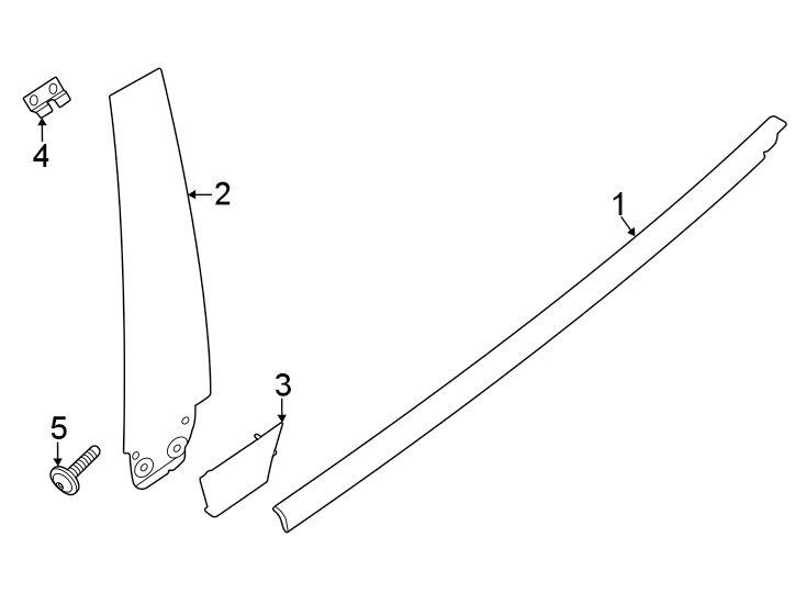 1Rear door. Exterior trim.https://images.simplepart.com/images/parts/motor/fullsize/6965820.png