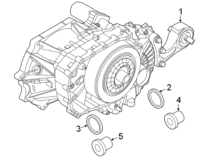 Diagram Rear suspension. Axle & differential. for your 2010 Porsche Cayenne   