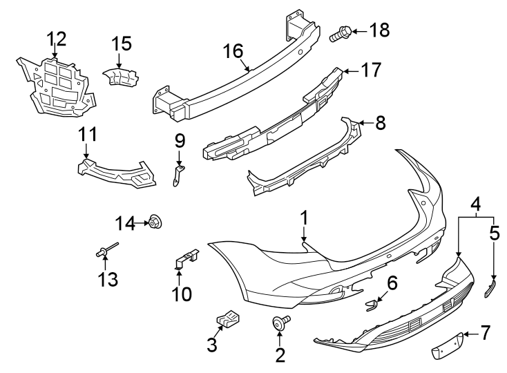 2Rear bumper. Bumper & components.https://images.simplepart.com/images/parts/motor/fullsize/6965990.png