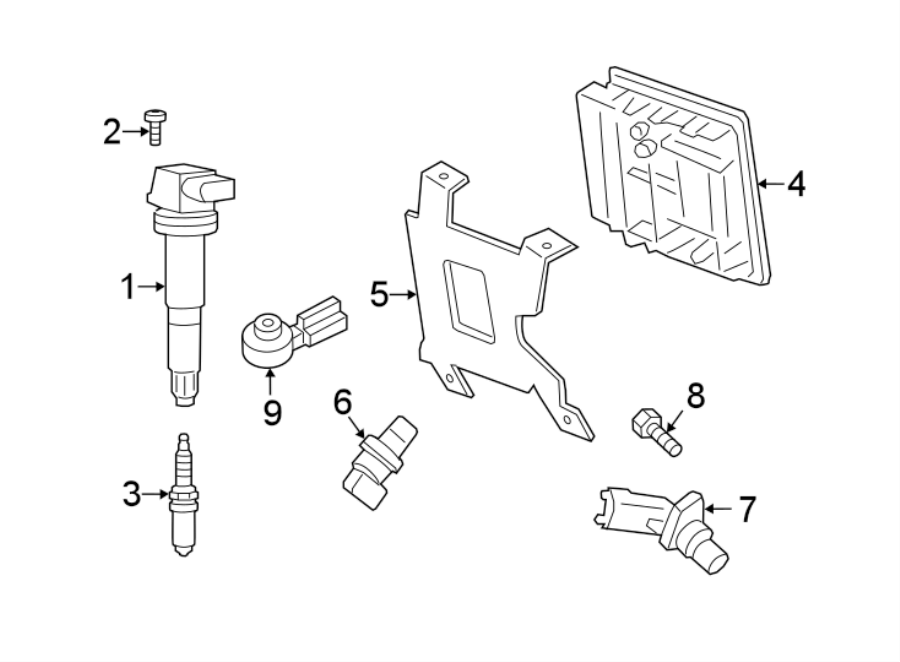 Diagram IGNITION SYSTEM. for your 2018 Porsche 718 Boxster   