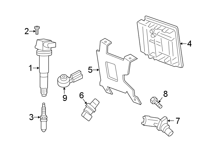 Diagram Ignition system. for your 2009 Porsche Cayenne   