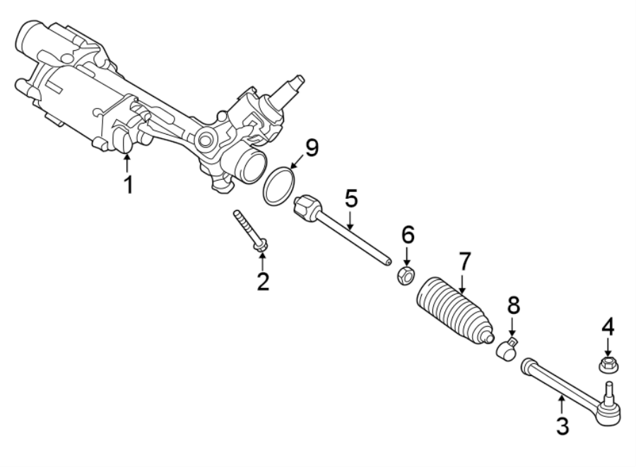 Diagram STEERING GEAR & LINKAGE. for your 2016 Porsche 911  Carrera Black Edition Convertible 