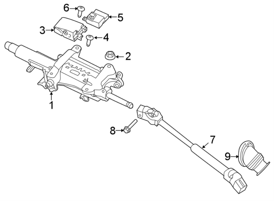 9STEERING COLUMN ASSEMBLY.https://images.simplepart.com/images/parts/motor/fullsize/6970275.png