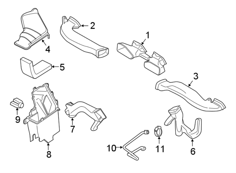 Diagram INSTRUMENT PANEL. DUCTS. for your 2014 Porsche Cayenne  Base Sport Utility 