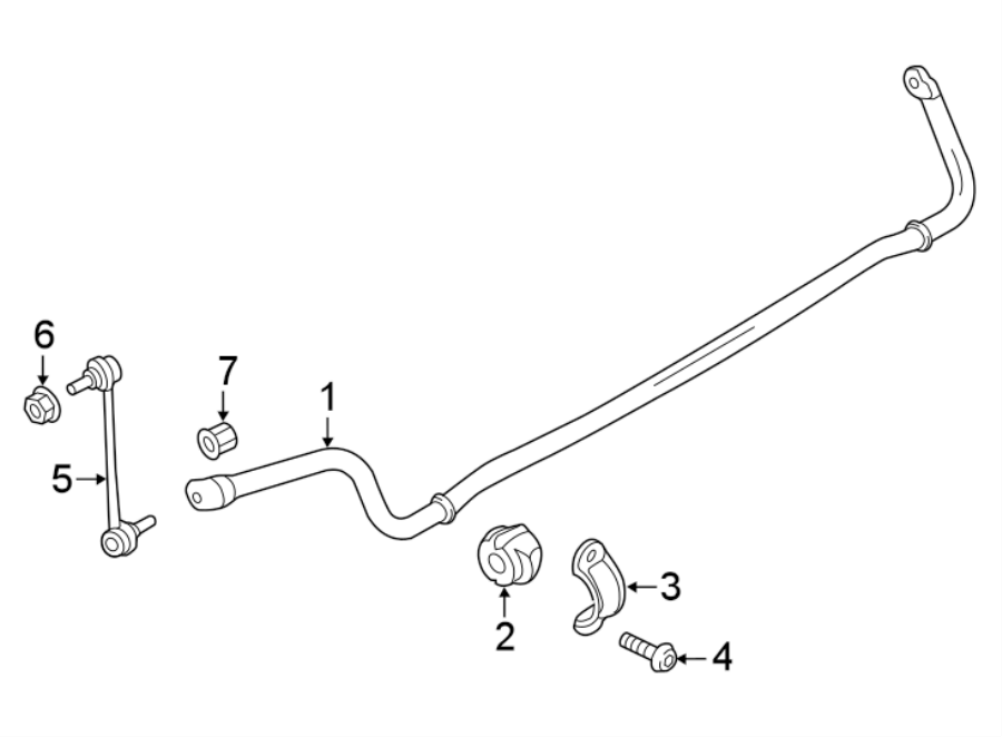 Diagram REAR SUSPENSION. STABILIZER BAR & COMPONENTS. for your 2012 Porsche Cayenne   