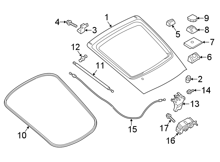 1Lift gate. Battery. Gate & hardware.https://images.simplepart.com/images/parts/motor/fullsize/6970800.png