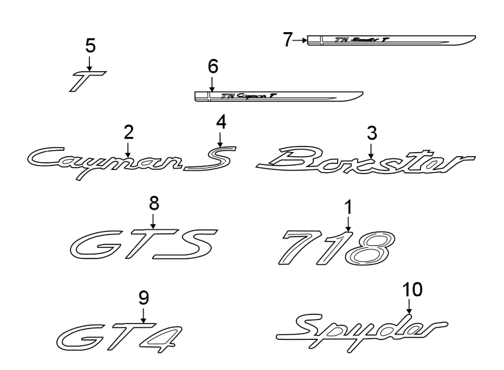 Diagram REAR BUMPER. EXTERIOR TRIM. for your 2011 Porsche Cayenne   